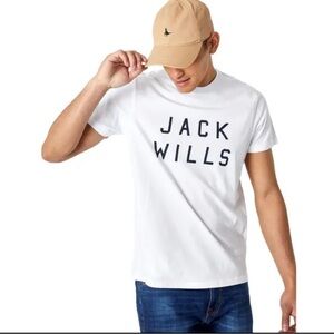 NWT - Jack Wills Men's Sutton Logo Short Sleeve Tee Size S